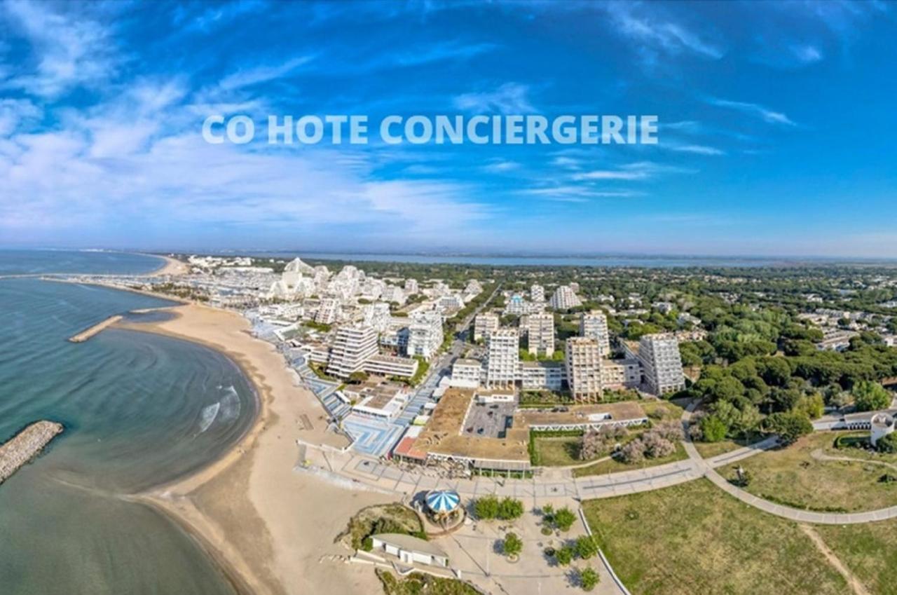 Corail Studio - 2Min Plage Centre Ville - Clim - Wifi - Parking Prive - Ideal Famille - La Grande Motte Экстерьер фото